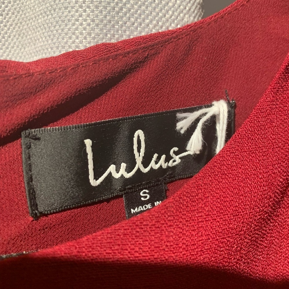 Lulu's Red Dress - Picture 2 of 3